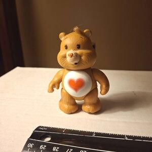 VINTAGE 1983 Care Bears Tenderheart Bear PVC Poseable Figure – 3.5” – Great Cond